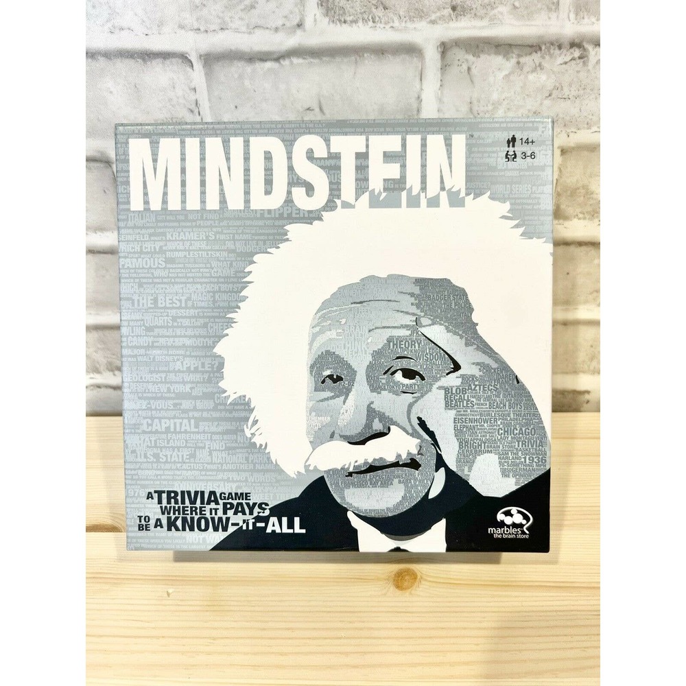MINDSTEIN Trivia Game - It Pays to Be A Know It All, Marbles Brain Store 14+